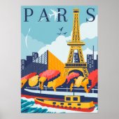  Parijs Poster (Voorkant)