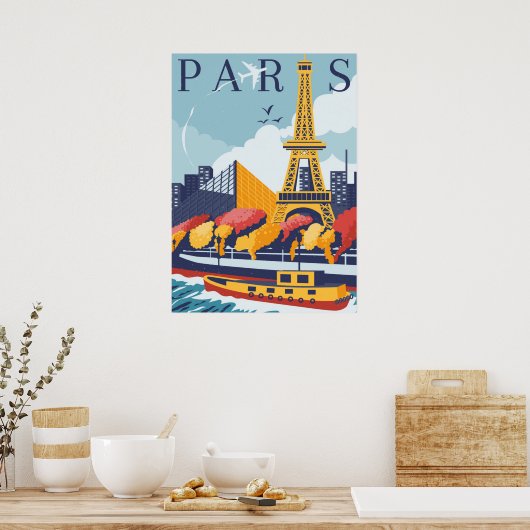  Parijs Poster (Keuken)