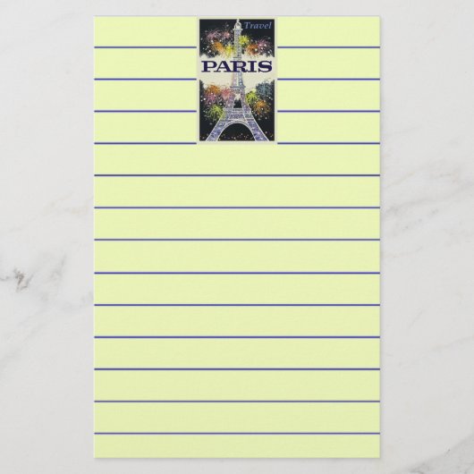 Parijs: Poster Briefpapier (Voorkant)