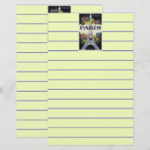 Parijs: Poster Briefpapier (Voorkant / Achterkant)