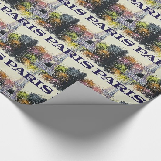 Parijs: Poster Cadeaupapier (Hoek)