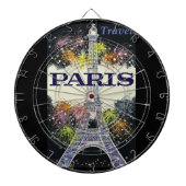 Parijs: Poster Dart Board Dartbord (Voorkant)