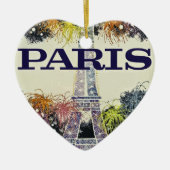 Parijs: Poster Keramisch Ornament (Voorkant)