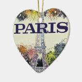 Parijs: Poster Keramisch Ornament (Links)