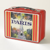 Parijs: Poster Lunch Box (Achterkant)
