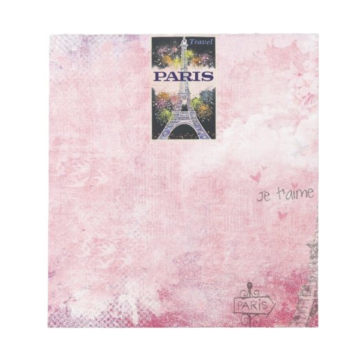 Parijs: Poster Notitieblok (Voorkant)