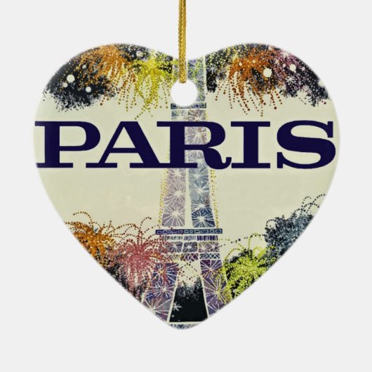 Parijs:Poster Ornament (Achterkant)