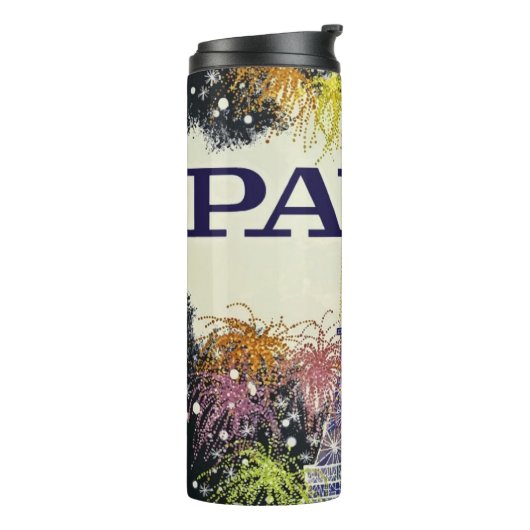 Parijs: Poster Thermosbeker (Gedraaid links)