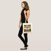 Parijs: Poster Tote Bag (Voorkant (model))
