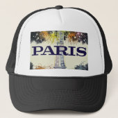 Parijs: Poster Trucker Hat Pet (Voorkant)
