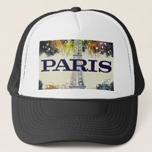 Parijs: Poster Trucker Hat Trucker Pet