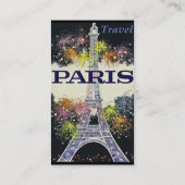 Parijs:Poster Visitekaartje (Achterkant)