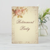 parijs postmerken chique Rozen pensioen Kaart (Staand voorkant)