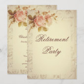 parijs postmerken chique Rozen pensioen Kaart (Voorkant / Achterkant)