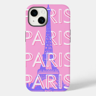 Parijs Reis Kunst, Reis Kunst, Roze Case-Mate iPhone 14 Hoesje