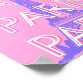 Parijs Reis Kunst, Reis Kunst, Roze Poster (Hoek)