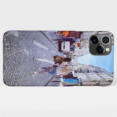 Parijs reis telefoon geval iPhone hoesje (Achterkant horizontaal)