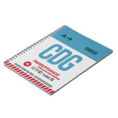 Parijs - Reisjournaal Notitieboek (Linkerzijde)