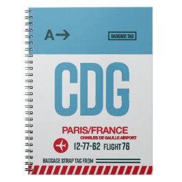 Parijs - Reisjournaal Notitieboek