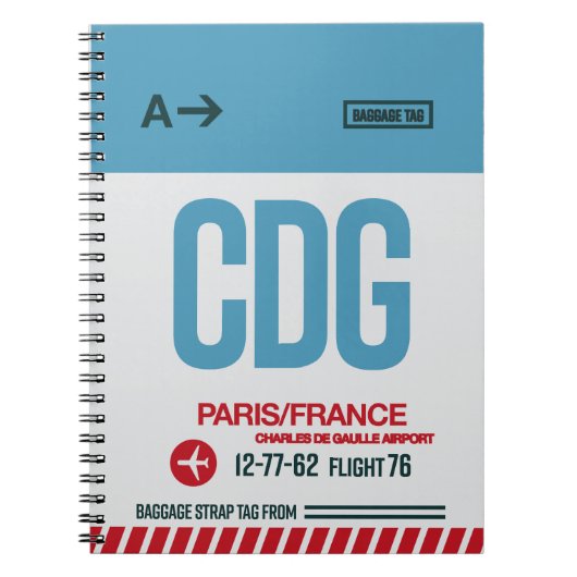 Parijs - Reisjournaal Notitieboek (Voorkant)