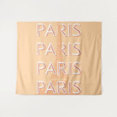 Parijs, Reiskunst, Pastelreizen Kunst Wandkleed (Voorkant (horizontaal))