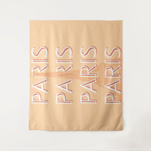 Parijs, Reiskunst, Pastelreizen Kunst Wandkleed