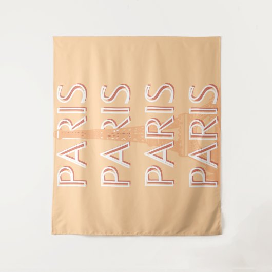 Parijs, Reiskunst, Pastelreizen Kunst Wandkleed (Voorkant)