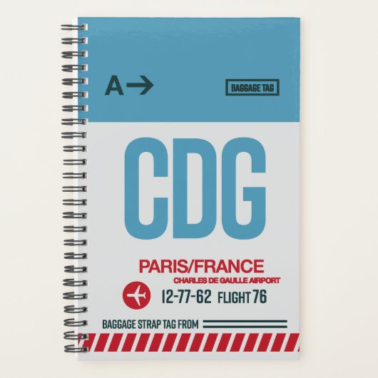 Parijs - Reisplanner 2026 Planner (Voorkant)