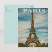  Parijs-reizen Briefkaart (Voorkant / Achterkant)