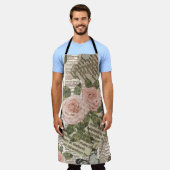 Parijs Reizen:  krant Wallpaper. Schort (Gedragen)