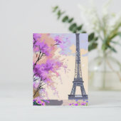 Parijs Reizen Print Wall Art Paris Wall Hanging Ho Feestdagenkaart (Staand voorkant)