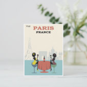  Parijs Reizigersmerken Briefkaart (Staand voorkant)
