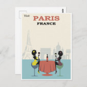  Parijs Reizigersmerken Briefkaart (Voorkant / Achterkant)