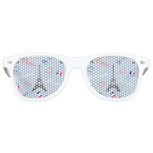 Parijs Retro Zonnebril (Voorkant)