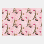 Parijs Romance, Franse stijl Inpakpapier Vel (Voorkant)