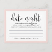 Parijs Romance Vrijgezellenfeest Datum Nachtelijke Advieskaart (Voorkant)