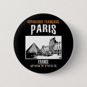 Parijs Ronde Button 5,7 Cm