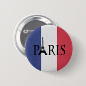 Parijs Ronde Button 5,7 Cm (Voorkant /achterkant)