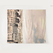 Parijs Rooftops Uitzicht | Achtergrond van de muur Wandkleed (Voorkant (horizontaal))