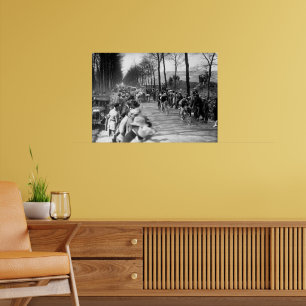 Parijs-Roubaix 1927 aan de kust van Doullens Poster