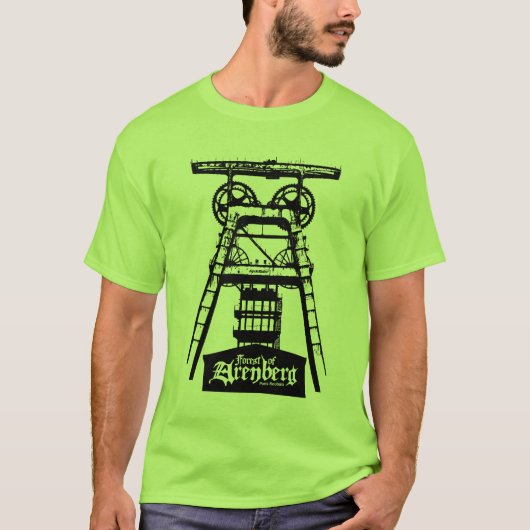 Parijs Roubaix Forest of Arenberg T Shirt (Voorkant)