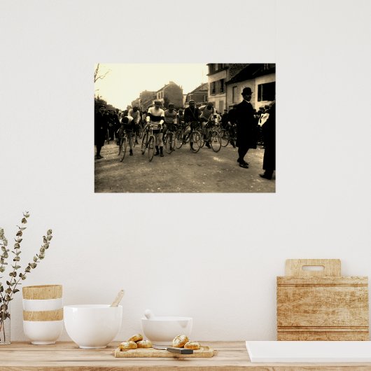 Parijs-Roubaix Online vanaf 19 april 1908 Poster (Keuken)