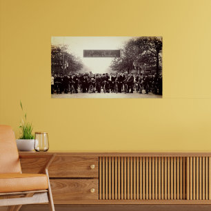 Parijs-Roubaix voor de start van 19 april 1896 Poster