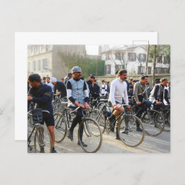 Parijs-Roubaix wielerwedstrijd 1907 kleur Redux Briefkaart