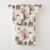 Parijs Roze Bad Handdoek (Insitu)