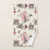  Parijs Roze Bad Handdoek (Handdoek)