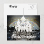 Parijs - Sacré Coeur Briefkaart (Voorkant / Achterkant)