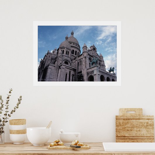 Parijs, Sacré-Coeur Poster (Keuken)