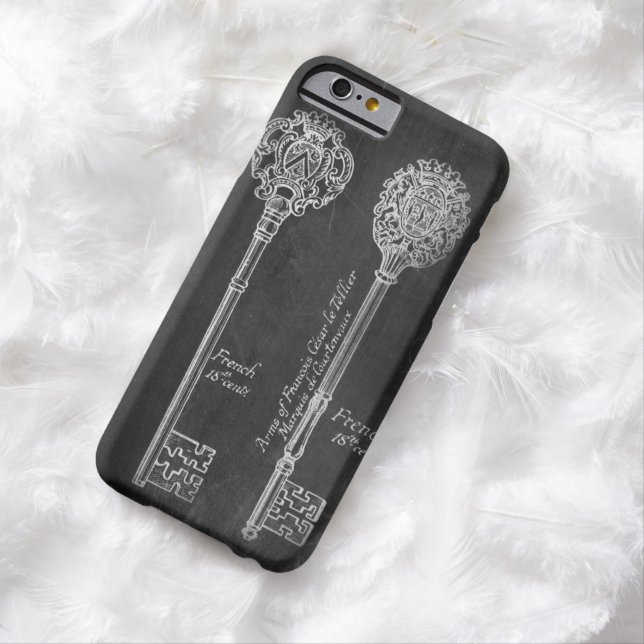 parijs scripts chique  toetsen krijtbord Case-Mate iPhone case (Voorbeeld)