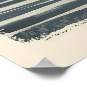 Parijs Silhouetten - Eiffeltoren Reflecties Poster (Hoek)